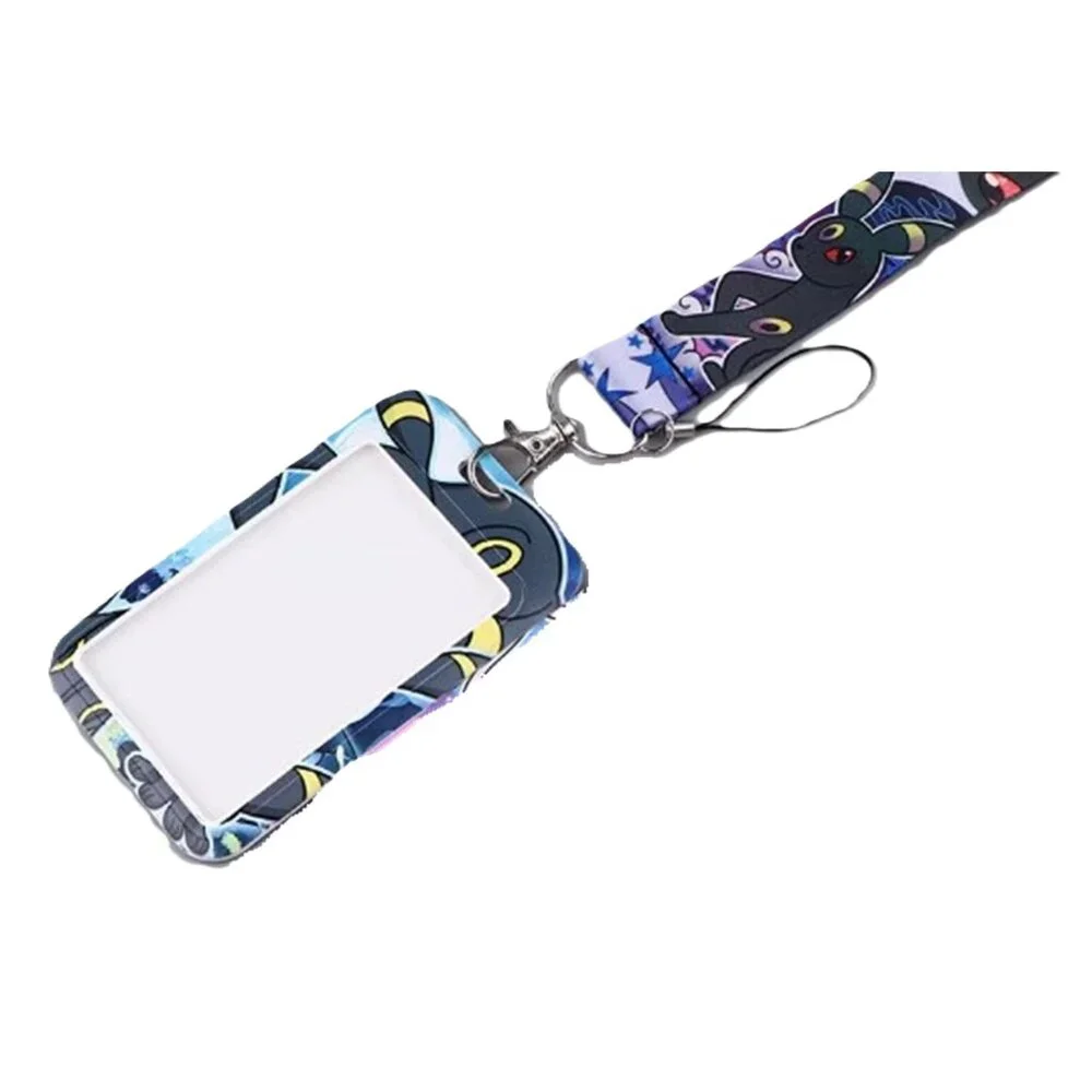 Umbreon Character Badge Holder Lanyard ID Card & Keychain Set
